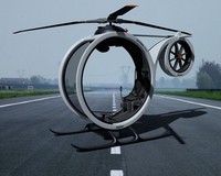 Ставка на Zero: испанский дизайнер придумал вертолет, похожий на цифру ноль