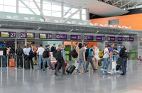 Пассажиропоток в аэропортах Украины упал на 15%