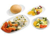 Питание на борту на рейсах МАУ - Вегетарианское меню